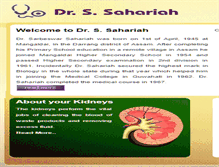 Tablet Screenshot of drsahariah.com